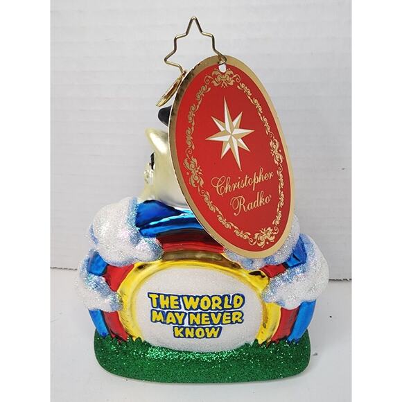 Christopher Radko The Tootsie Pop Test Glass Christmas Ornament BRAND NEW - Picture 9 of 13